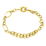 14 ayar halka zincirli bileklik modeli - 3.73 gr