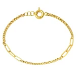 14 ayar bileklik ataş modeli - 2.80 gr