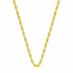 Burgu 14 ayar altın zincir 50 cm - 1.00 gr zarif tasarım