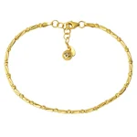 14 ayar minimal dorika altın bileklik - 4.57 gr zarif tasarım