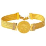 14 ayar 5 sıralı tuğralı Trabzon hasırı - 13.70 gr zarif tasarım