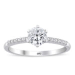 1.50 karat pırlanta topaz yüzük modeli - 8 ayar 1.45 gr